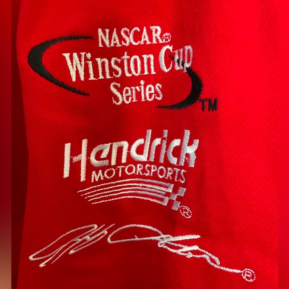 Nascar NWT Jeff Gordon Vintage DuPont Racing Flames Jacket by JH Designs-Size XL - Picture 5 of 14